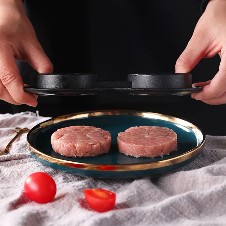 Lisslune | Ultimate Double Grid Burger Rice Ball Molding Gadget