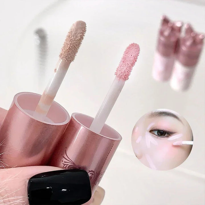Lisslune | Pink Aufhellendes Flüssigconcealer Wasserdicht Öl Kontrollierend Feuchtigkeitsspendender Concealer Abdeckung Poren Dunkle Ringe Foundation Creme