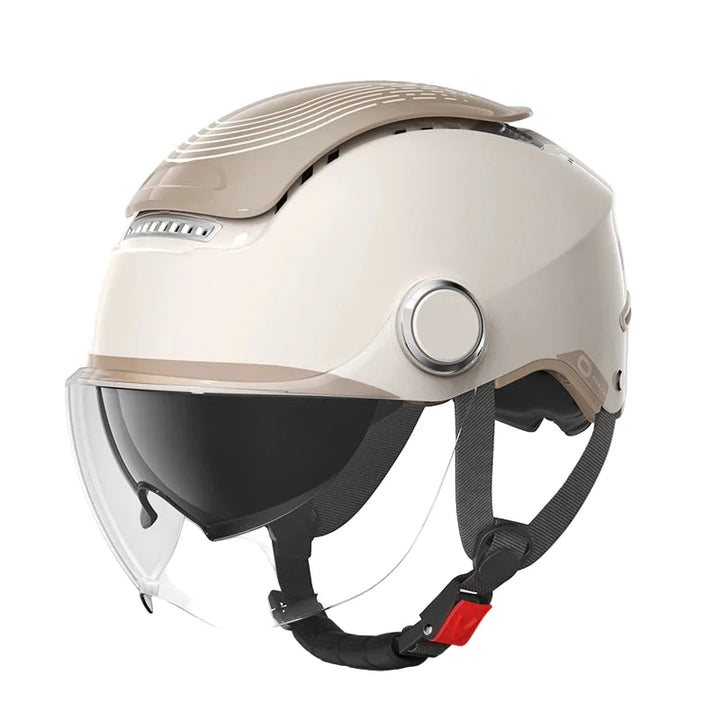 Lisslune | Open Face Motorcycle Helmet with Dual Lenses & Breathable Summer Design – RiderMax