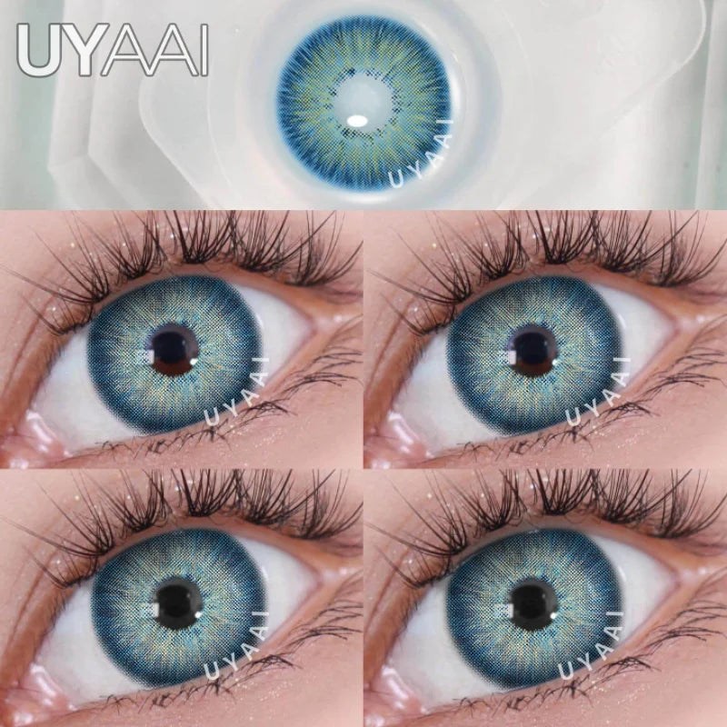 Rynx | 1 Pair Colored Contact Lenses for the Eyes Free Shipping Brown Lens Blue Lenses Gray Contact Lenses Fashion Lenses Korean Lenses