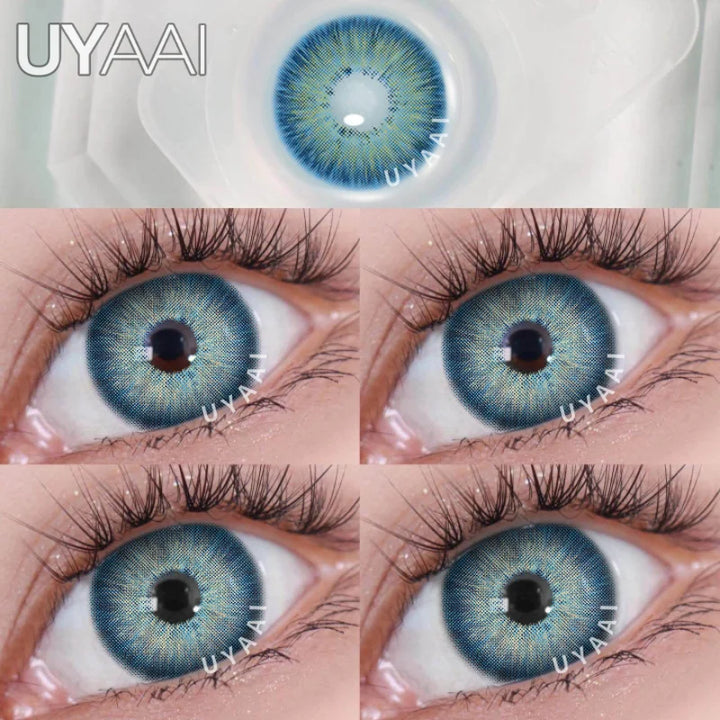 Rynx | 1 Pair Colored Contact Lenses for the Eyes Free Shipping Brown Lens Blue Lenses Gray Contact Lenses Fashion Lenses Korean Lenses
