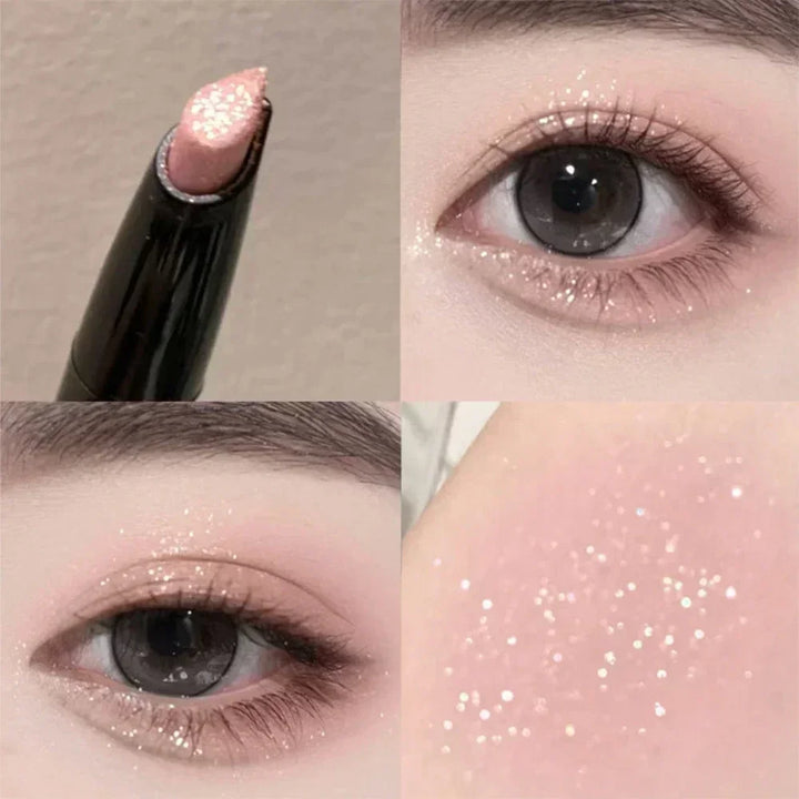 Rynx | Pearl Eyeshadow Pencil Glitter Eyeshadow Make-up waterproof Shimmer Silk Spinner Liner Pencil Cosmetics Beauty Make-up Tool