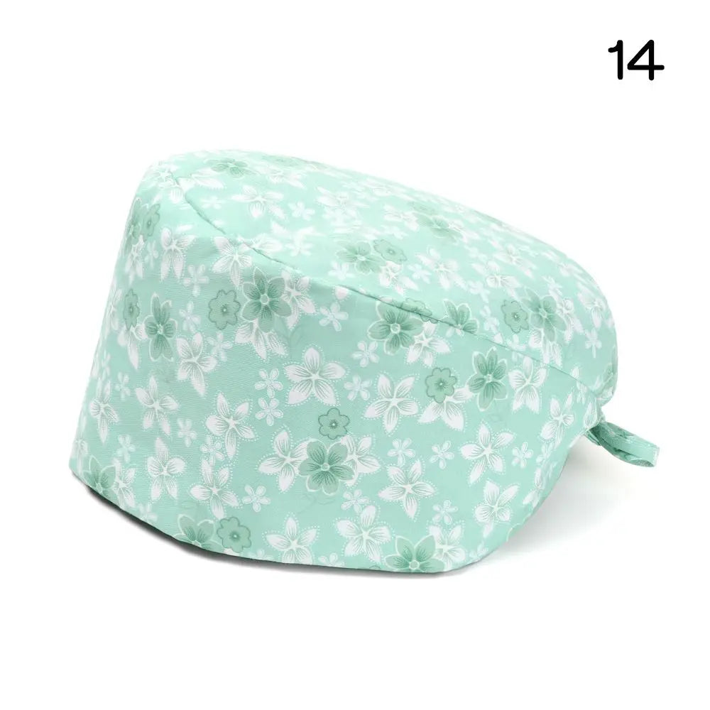 Lisslune | Adjustable surgical cap with ponytail holder and buttons