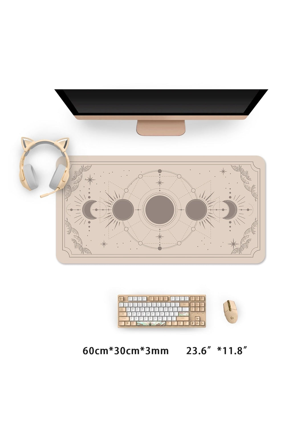 Lisslune | Moon Phases Desk Pad