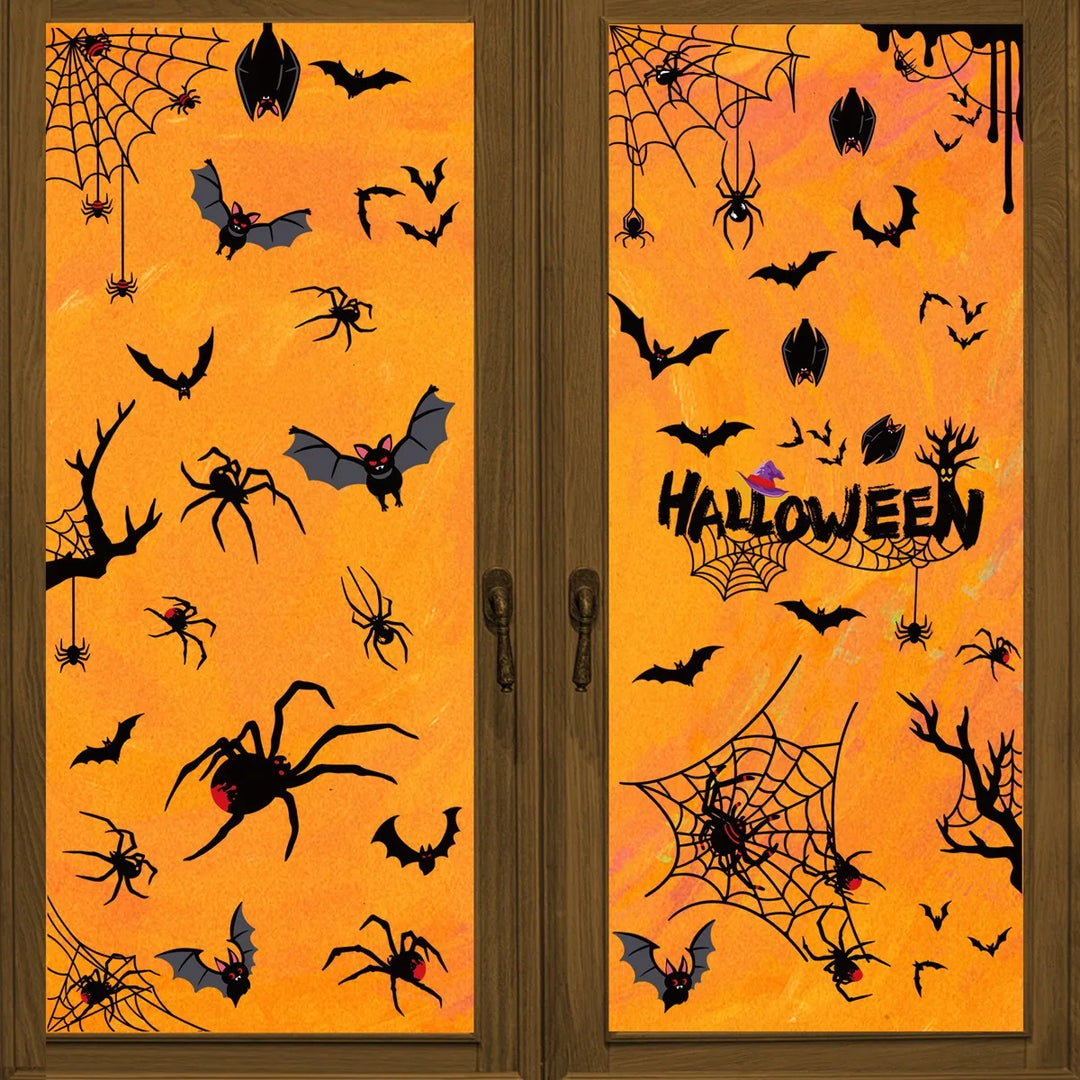 Rynx | Creative 3D Bat Wall Stickers Halloween Decorative Wall Stickers Happy Halloween Party Supplies Background Wall Decoration