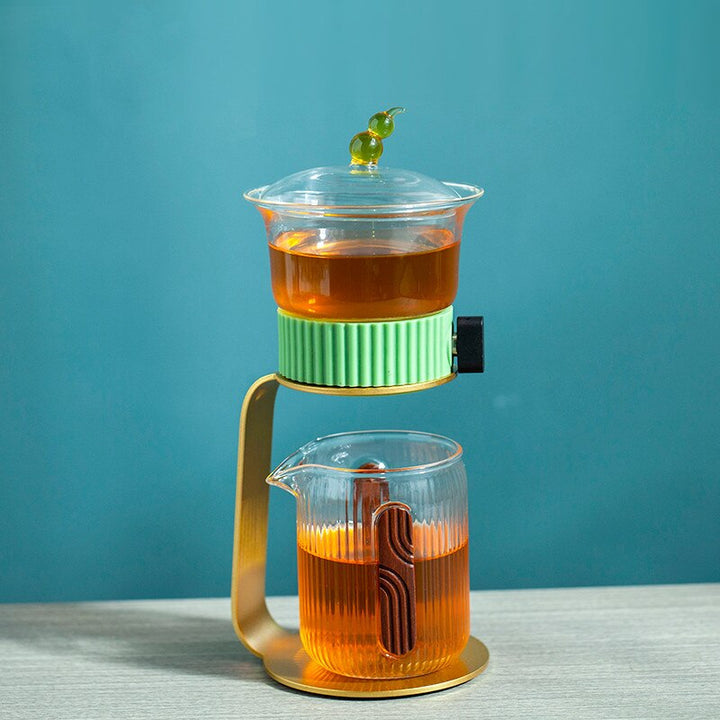 Lisslune | Ancient Mystery Leaf Glass Teapot