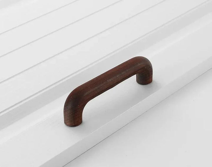 Lisslune | Chic Wooden Cabinet Knobs - Distinctive Walnut & Beech Drawer Handles for Elegant Home Interiors