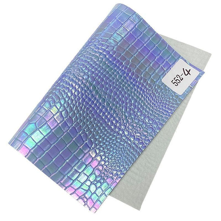Lisslune | Lively Metallic Crocodile Texture Synthetic Leather Craft Kit