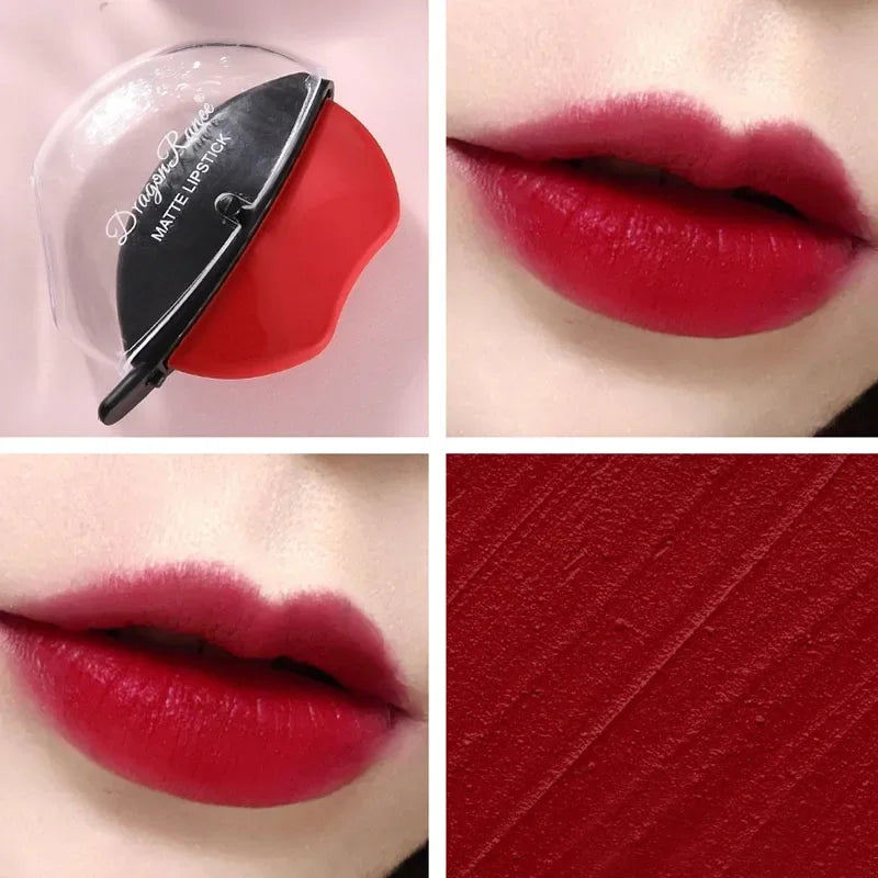 Rynx | Lazy Lipstick Pearl Light Temperature Color Changing Lip Shape Lipstick Velvet Moisturizing Lip Gloss Waterproof Non-Sticky Cup