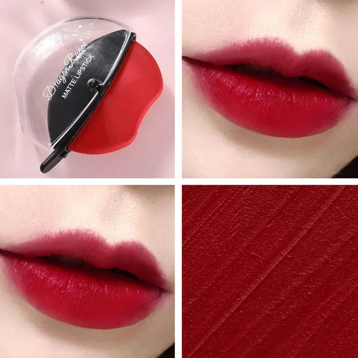 Rynx | Lazy Lipstick Pearl Light Temperature Color Changing Lip Shape Lipstick Velvet Moisturizing Lip Gloss Waterproof Non-Sticky Cup