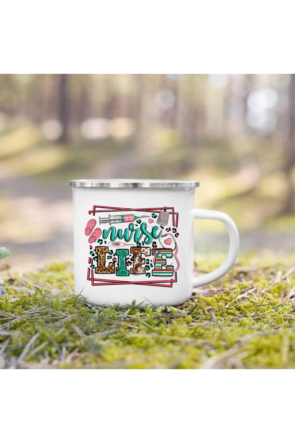Lisslune | Life Themes Enamel Mug