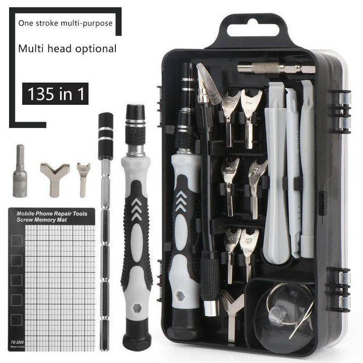 Lisslune | Comprehensive 135-piece screwdriver set for all your DIY repairs