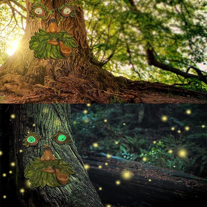 Lisslune | Eyes of Nature: Tree Face Bird Feeder Station