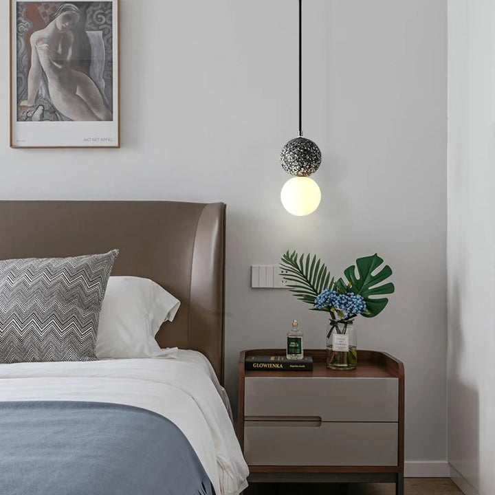 Lisslune | LumiOrb – Minimalistic Pendant Light with Glass Shade