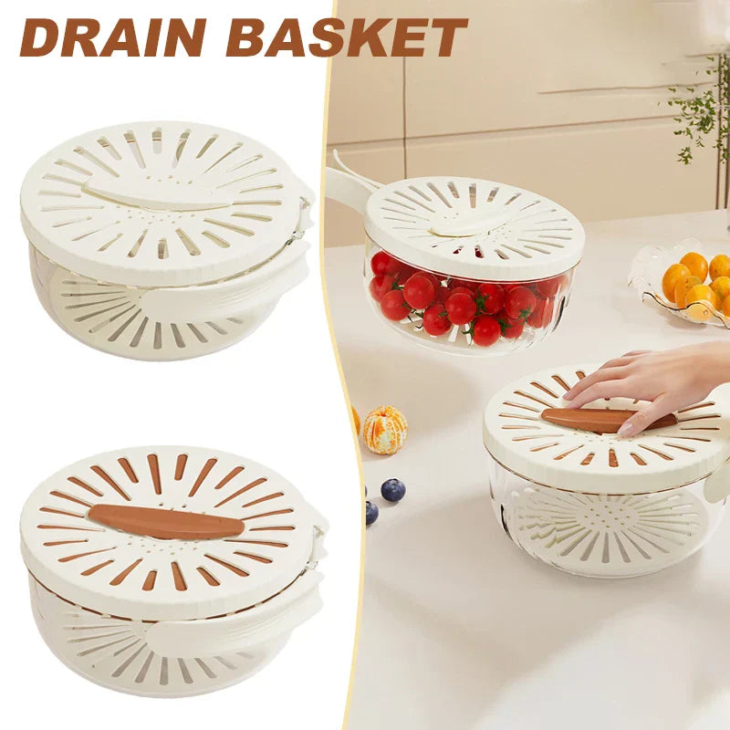 Lisslune | Space Saving Vegetable Fruit Drainer Basket