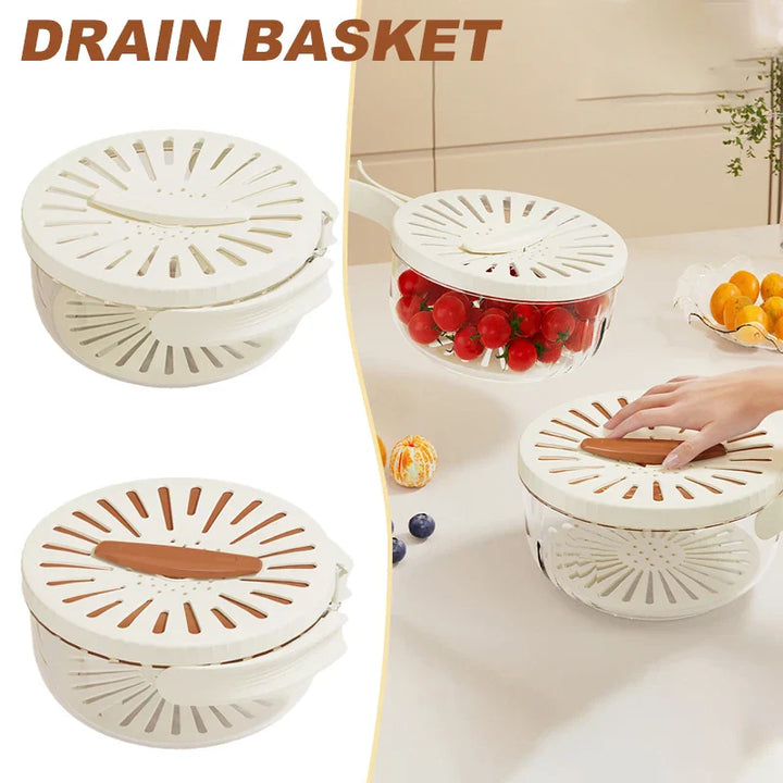 Lisslune | Space Saving Vegetable Fruit Drainer Basket