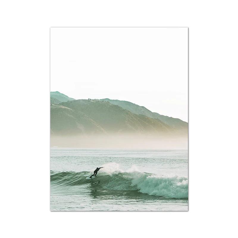 Lisslune | Tropical Waves Coast Canvas Art Collection - Ocean Escape Series