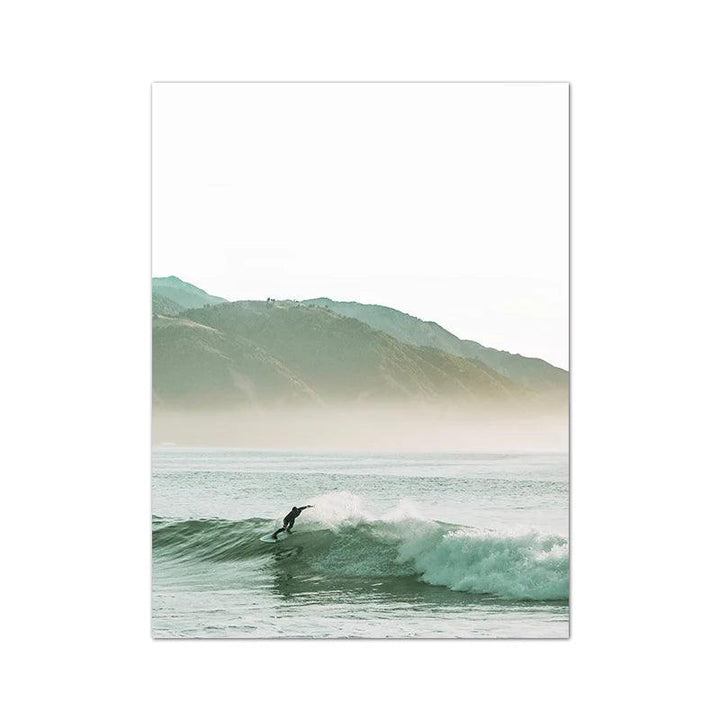 Lisslune | Tropical Waves Coast Canvas Art Collection - Ocean Escape Series