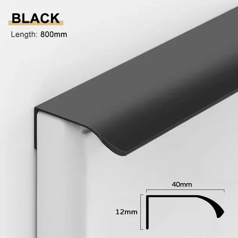 Lisslune | Veitl er Black and Gold Aluminum Alloy Cabinet Handle Collection