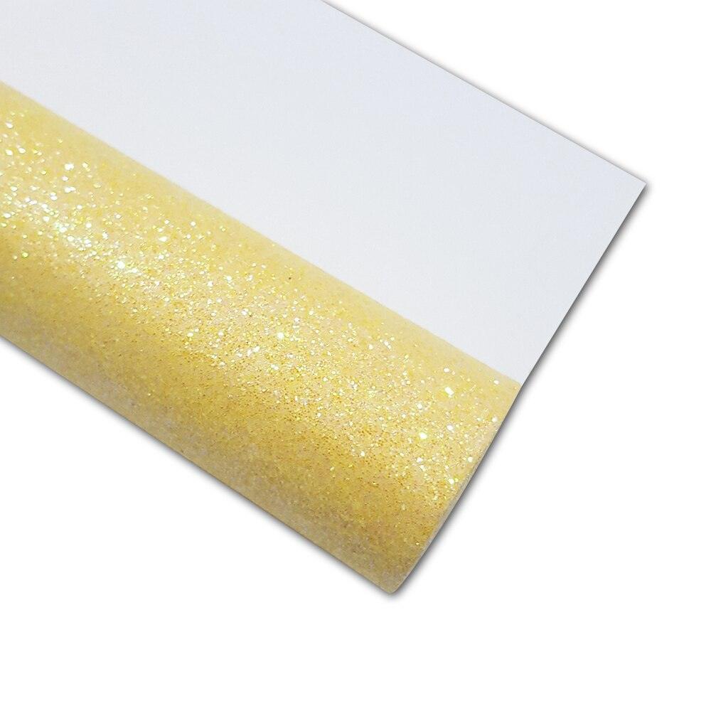 Lisslune | Lustrous Black and Gold Glitter Synthetic Leather Craft Sheet for Exceptional DIY Projects