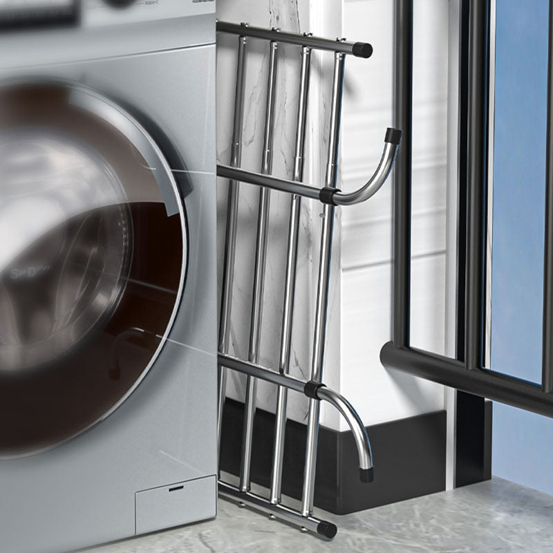 Lisslune | Stainless Steel Foldable Balcony Clothes Hanger