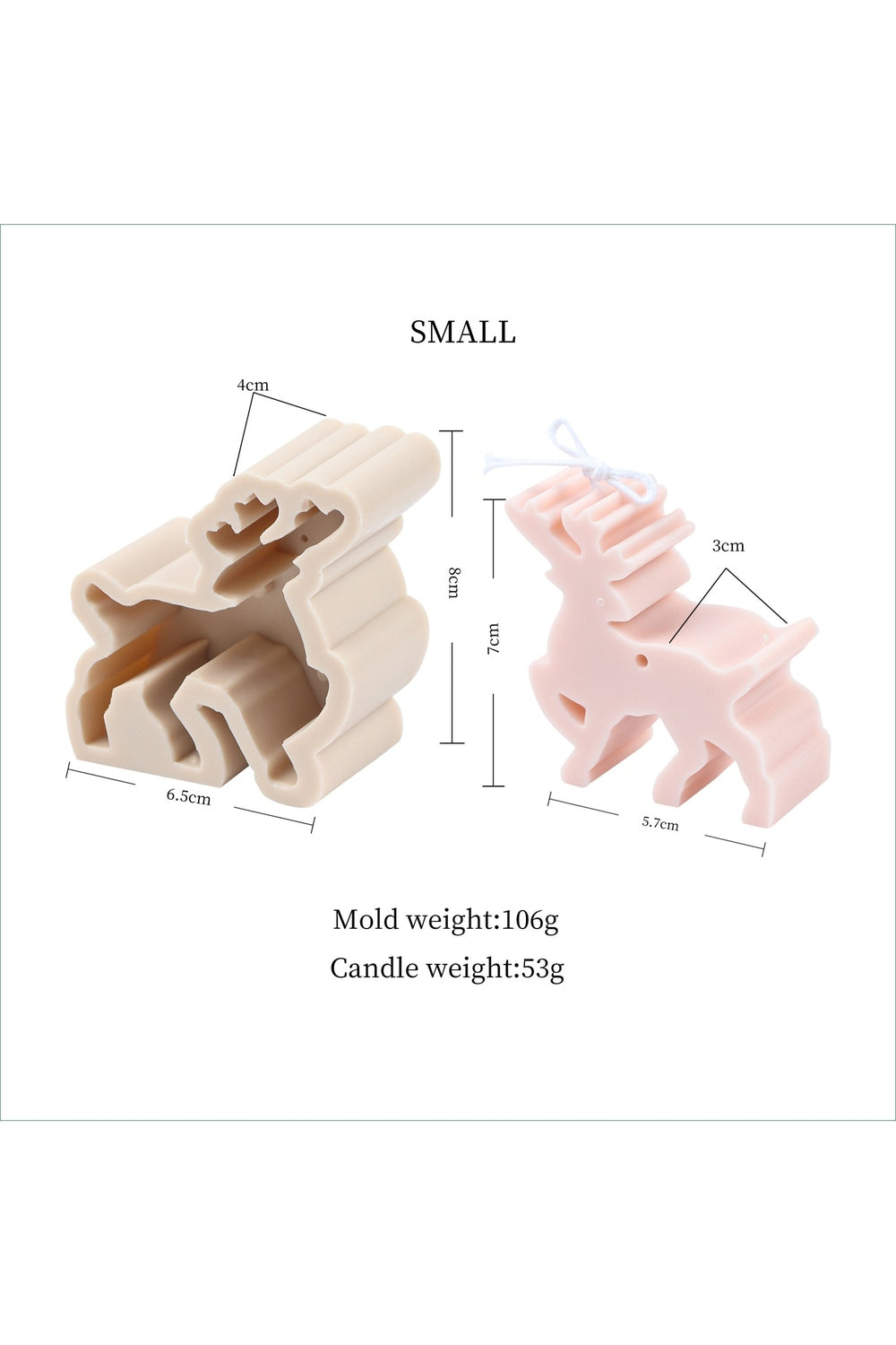 Lisslune | Candle shape