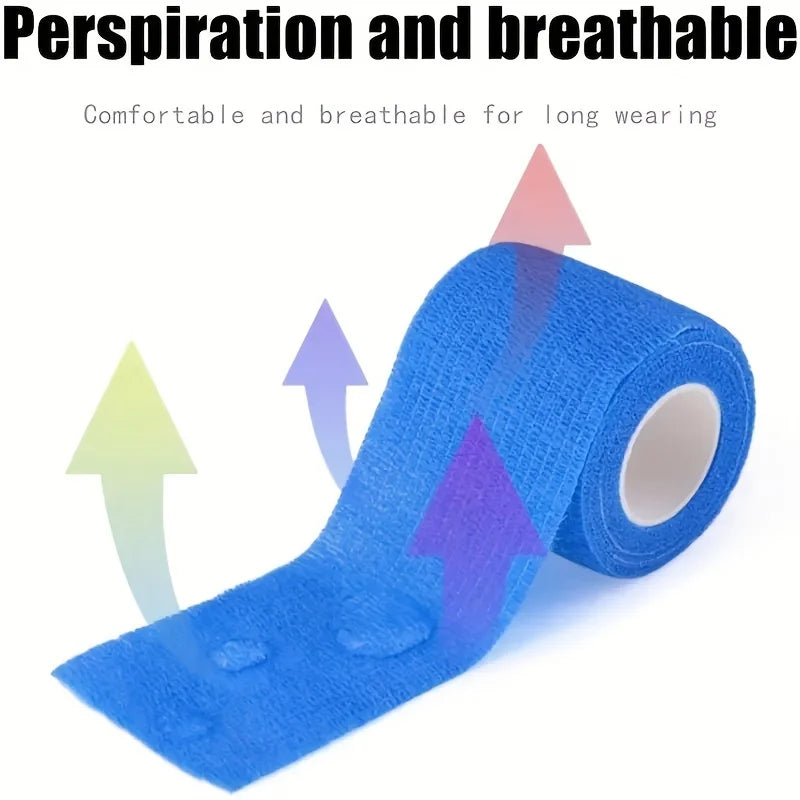 Rynx | 3 Pieces Portable Elastic Self-Adhesive Bandage, Breathable Sports Fleece Bandage Finger Band for Wrist Ankle Elbow Shoulder