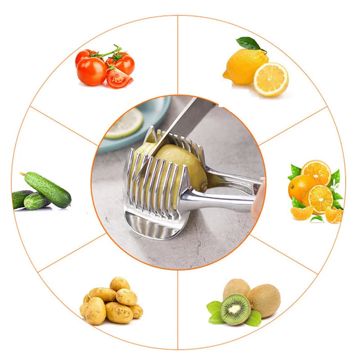 Lisslune | Stable Cutting Fruit Vegetable Holder Slicer