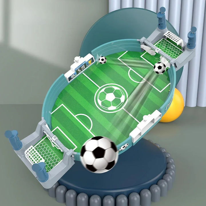 Rynx | Interactive Table Football Game, Plastic Football Battle Set with 4 Balls, Hand Operated for Party Fun, Ideal Educational Toy Gift