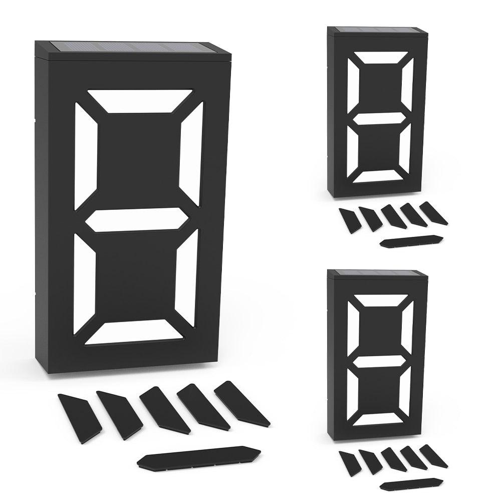 Lisslune | Elegant Solar-Powered LED House Number Sign: Contemporary Outdoor Signage
