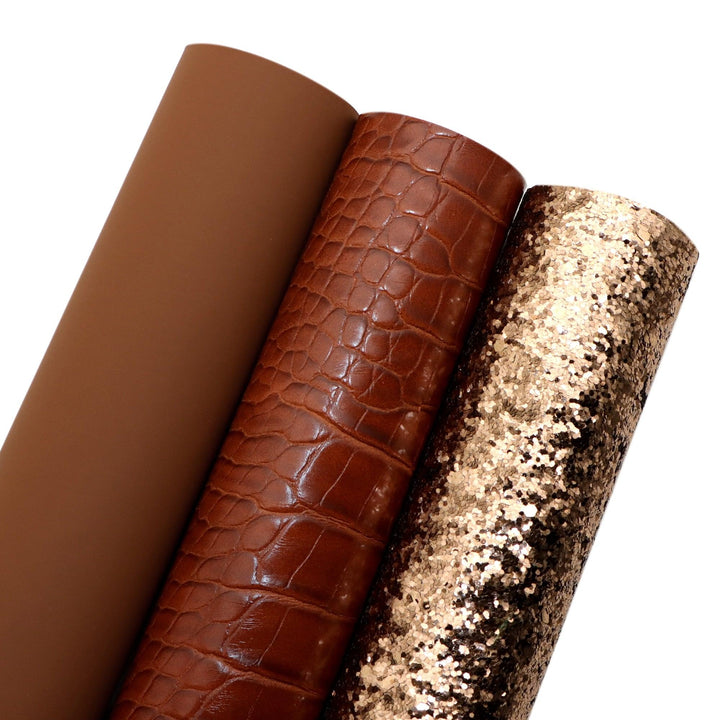 Lisslune | Glamorous Synthetic Leather DIY Craft Kit: Sparkle & Shine Bundle