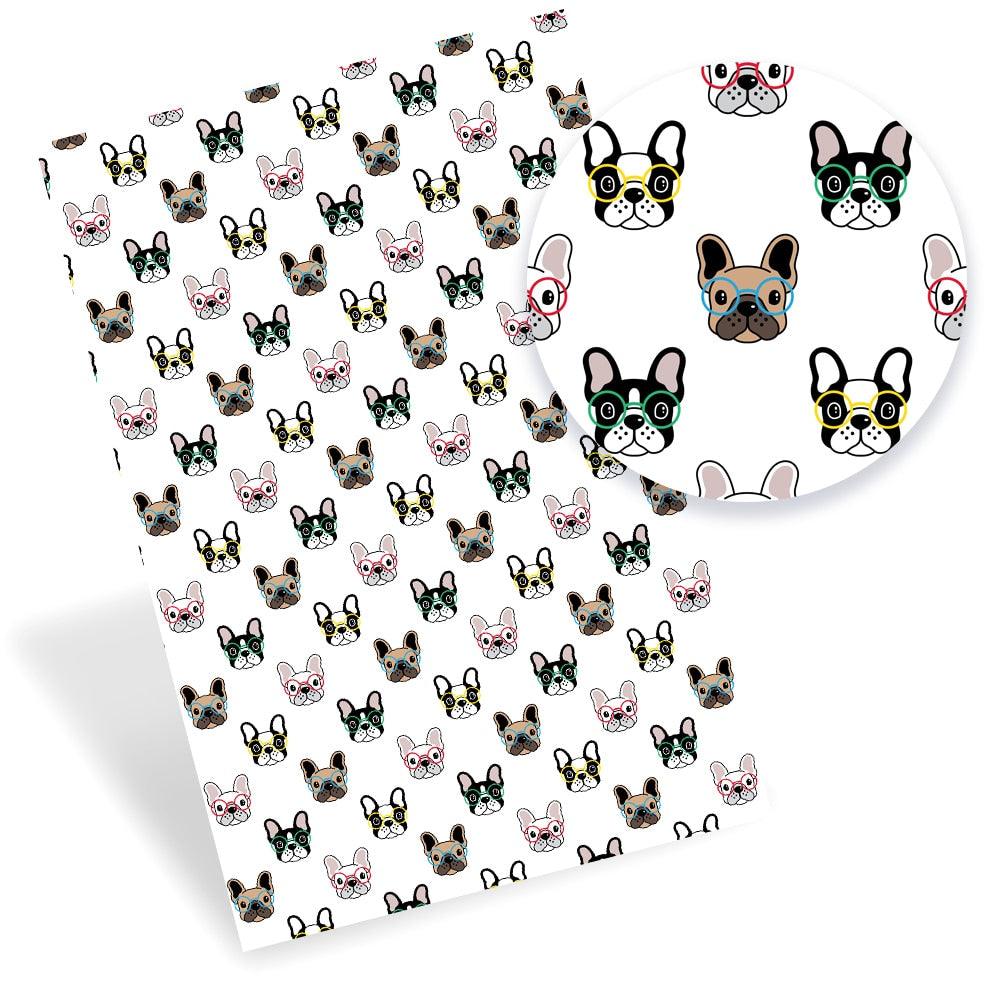Lisslune | Puppy Pals Synthetic Leather Craft Set with adorable dog prints