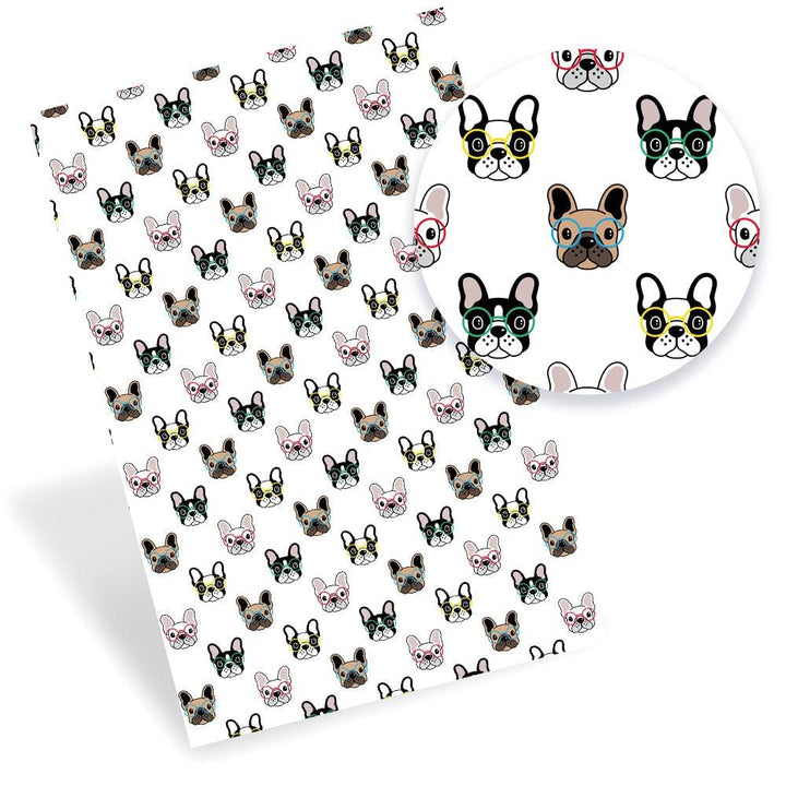 Lisslune | Puppy Pals Synthetic Leather Craft Set with adorable dog prints