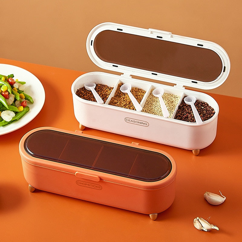 Lisslune | Detachable Kitchen Storage Seasoning Box