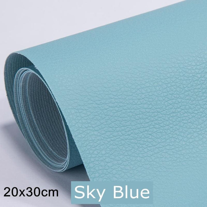 Lisslune | Jumbo XL Luxe Litchi Leather Repair Stickers - Stylish Solutions for Elegant Furniture Repairs