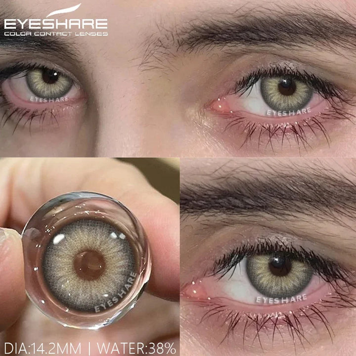 Rynx | 1pair color contact lenses gray color contacts for eye fashion blue eye lenses annual green eye contacts black lenses