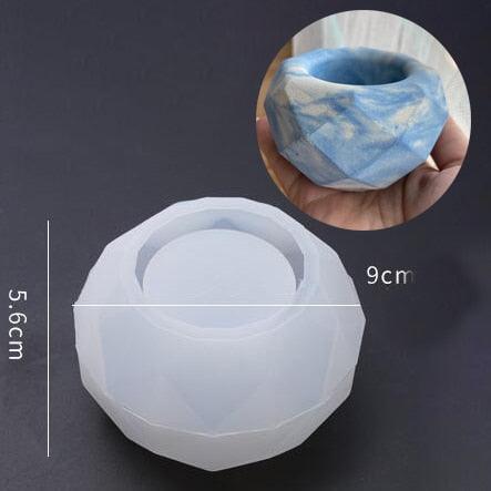 Lisslune | Round Silicone Molds for Creative Candle Holders and Stylish Plant Pots: Elevate Your Home Decor Projects
