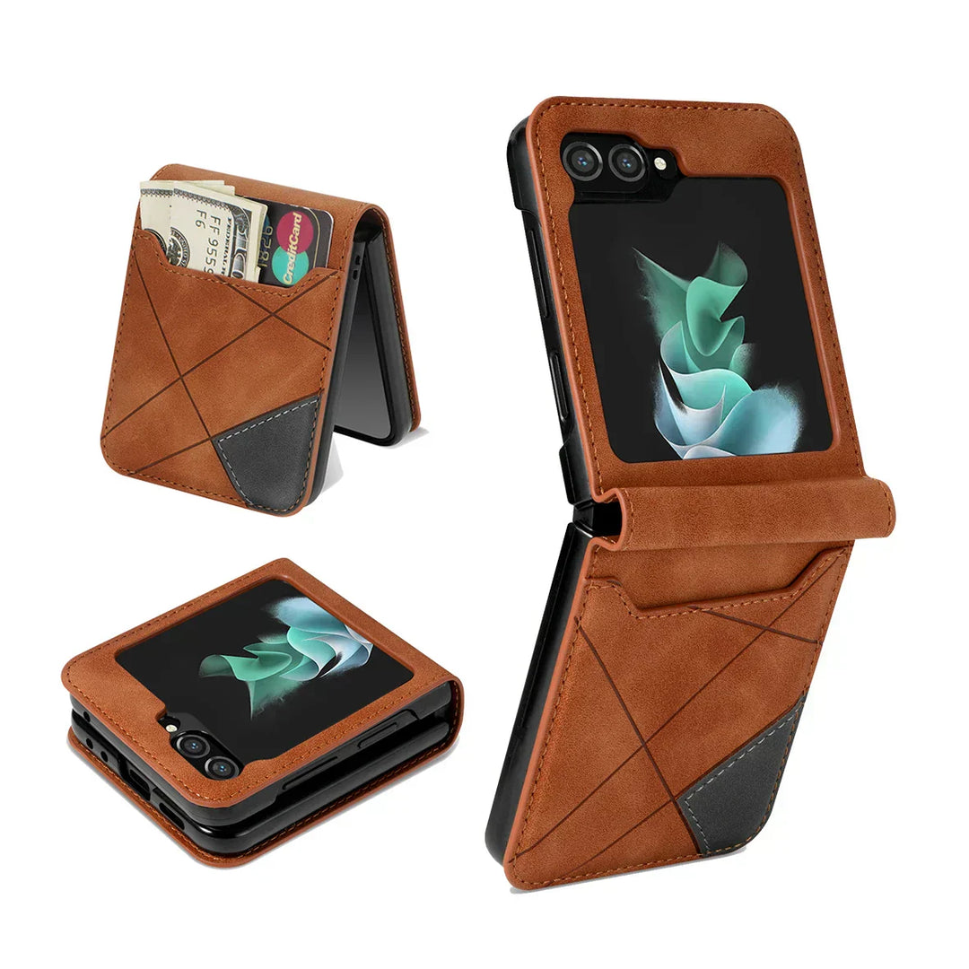 Lisslune | Leather Wallet Case for Samsung Galaxy Z Flip Series