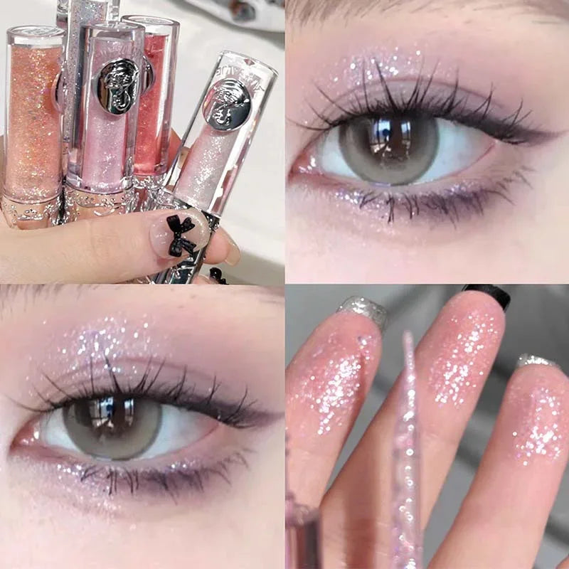 Rynx | New liquid eyeshadow long-lasting glitter for the eyes monochrome pearly fine sparkling sequins eyeshadow highlighter fast-drying
