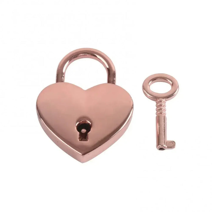 Rynx | Heart Shape Mini Padlock Multicolor Bag Travel Suitcase Luggage Key Lock Security Padlocks Metal Suitcase Luggage Box Lock Gift