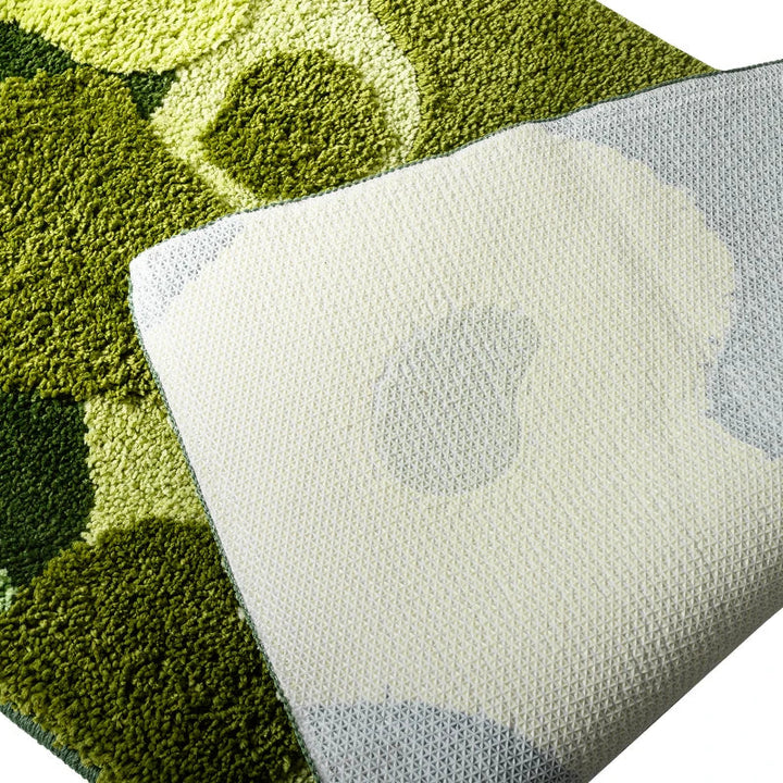 Rynx | Long Tufting Moss Bedroom Carpet Soft Rug for the Living Room Green Plants Floor Mat Non-Slip Doormat Aesthetic Home Decor