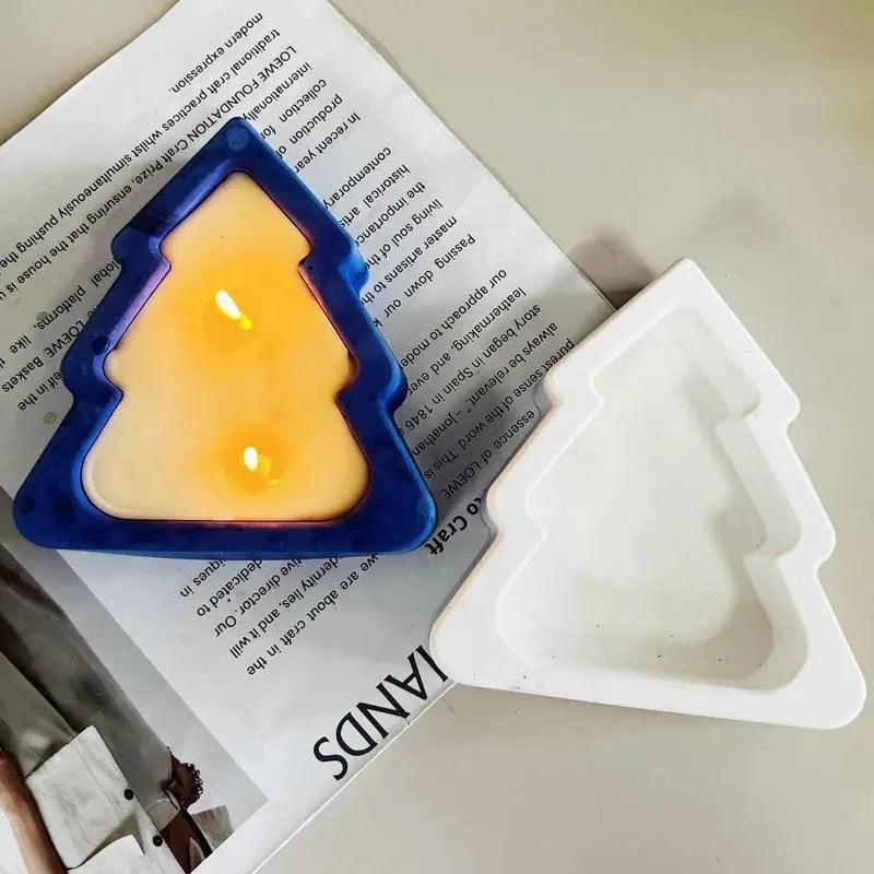 Lisslune | Festive Christmas Tree Silicone Mold for Candles and Ornaments