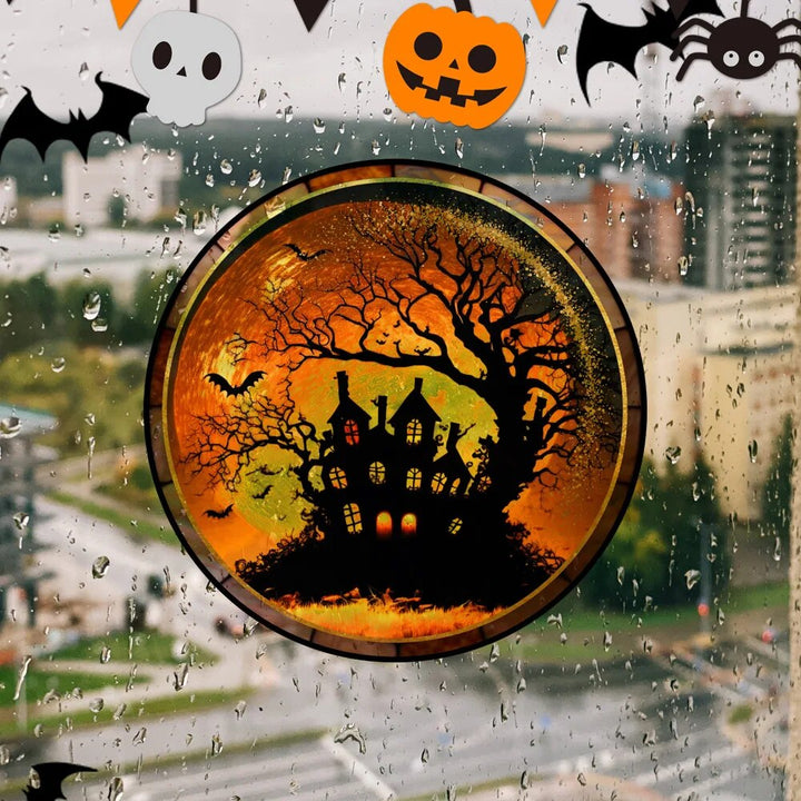 Lisslune | Spooky Window Halloween Removable Stickers