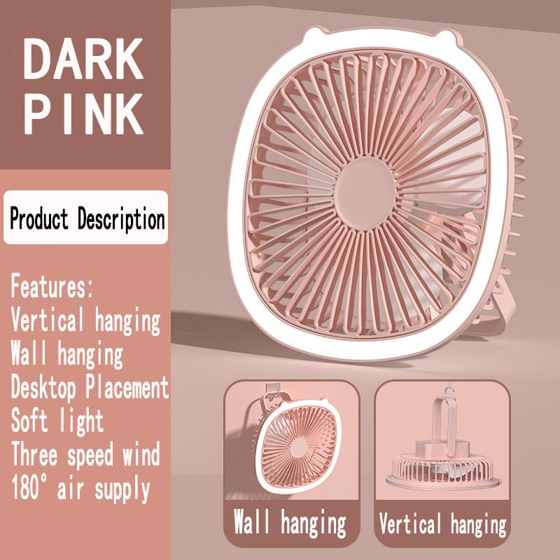 Lisslune | Compact Easy Mini Night Lamp USB Air Cooler