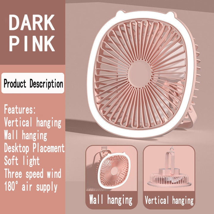 Lisslune | Compact Easy Mini Night Lamp USB Air Cooler