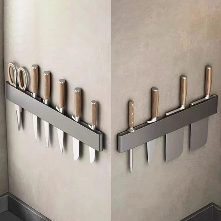 Lisslune | Knife holder - Knifey - Stainless steel - Multi-function shelf