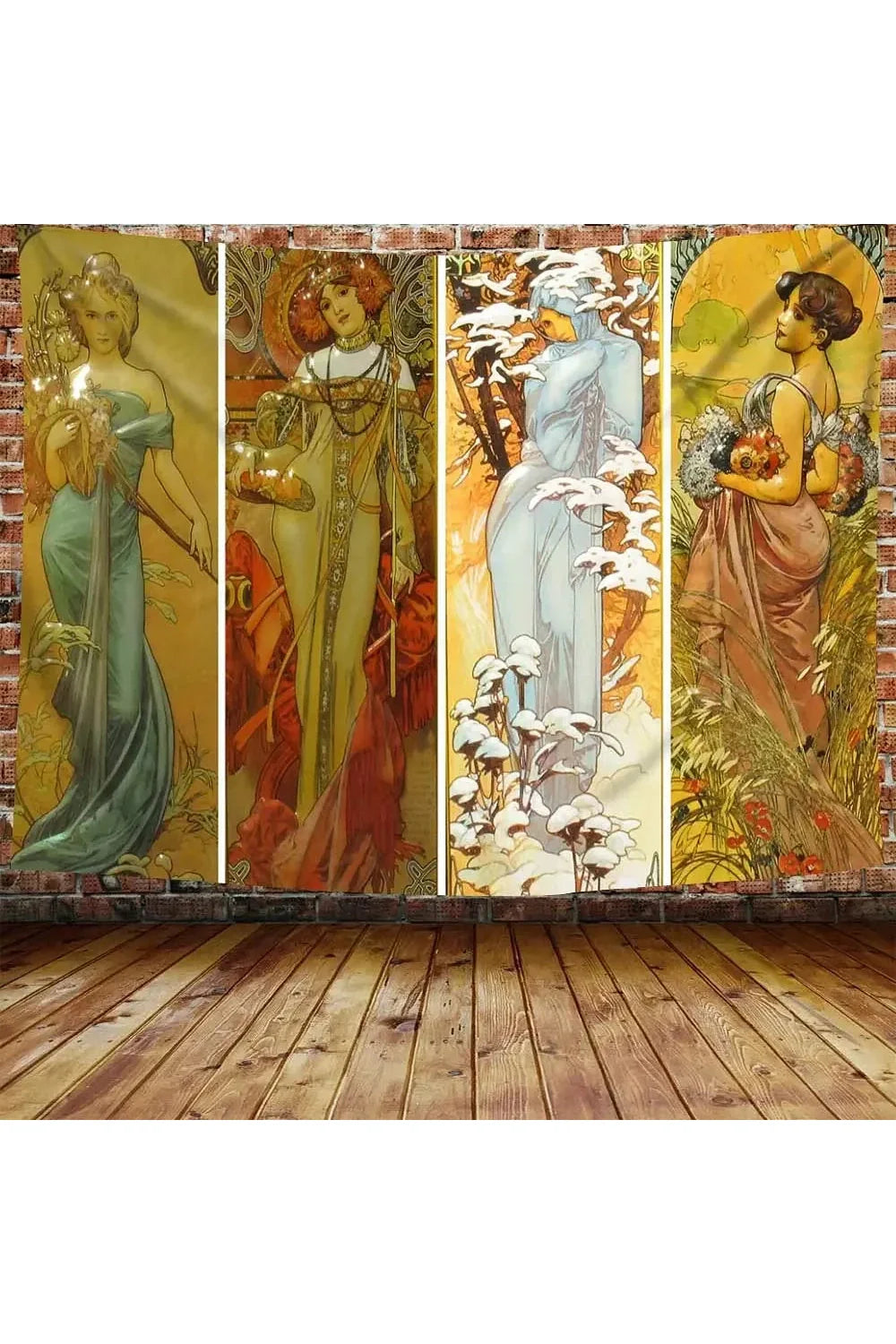 Lisslune | Nouveau Flower Goddess Tapestry
