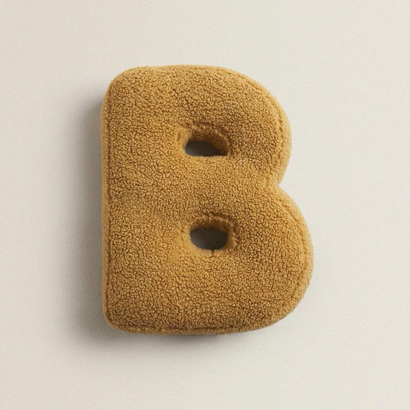 Lisslune | Delightful English Letters Plush Cushion - Cozy Home Accessory