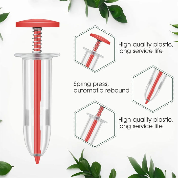 Lisslune | Needle Seed Spreader for Garden – Precise Plant Seed Dispenser for Even Seeding