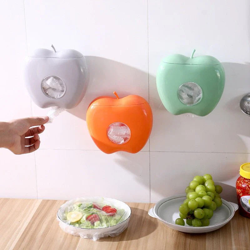 Lisslune | Tear-resistant food wrap with apple holder – Practical film dispenser